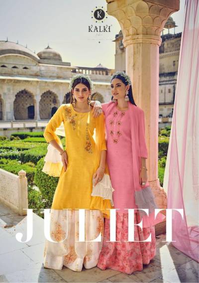 Juliet By kalki Fashion Designer Partywear Top With Skirt And Dupatta Collection